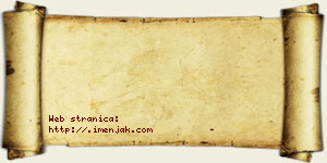 Biljana Radojković vizit kartica